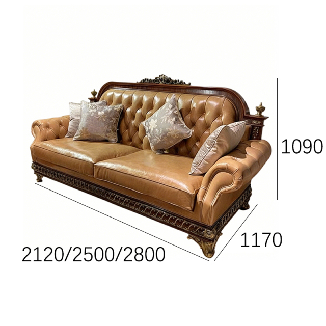 EKAR Buckingham Heritage Luxury English Style Sofa | Ornate Tufted Leather Living Room Furniture,MY SHOP,EKAR Buckingham Heritage Luxury English Style Sofa | Ornate Tufted Leather Living Room Furniture,foshan furniture factory,custom Furniture factory,china furniture factory