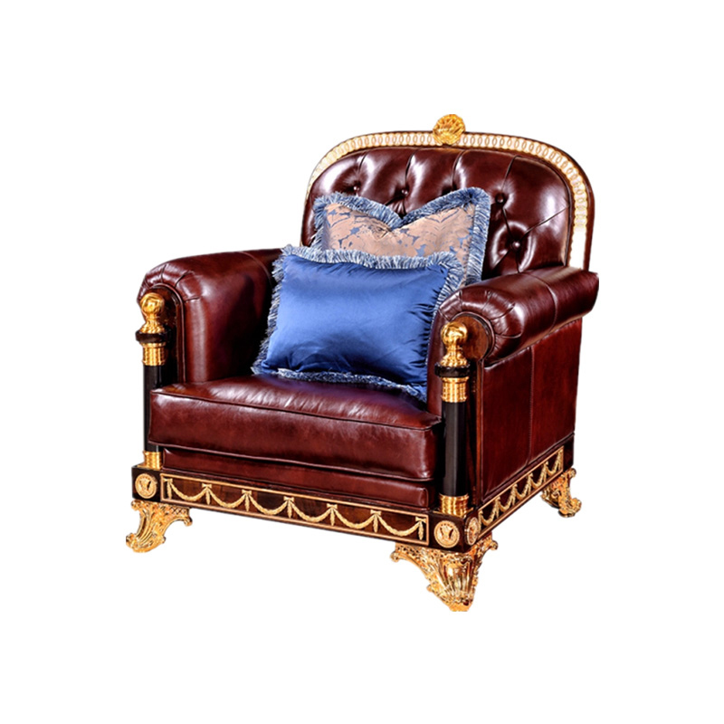EKAR Imperial Majesty Luxury Sofa | Traditional English Tufted Leather Couch | Ornate Living Room Furniture,EKAR FURNITURE CO.,LTD,EKAR Imperial Majesty Luxury Sofa | Traditional English Tufted Leather Couch | Ornate Living Room Furniture,foshan furniture factory,custom Furniture factory,china furniture factory
