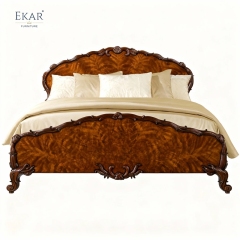 EKAR Sovereign Burlwood Hand-Carved English Bed | Luxury Foshan Furniture Factory,MY SHOP,EKAR Sovereign Burlwood Hand-Carved English Bed | Luxury Foshan Furniture Factory,foshan furniture factory,custom Furniture factory,china furniture factory
