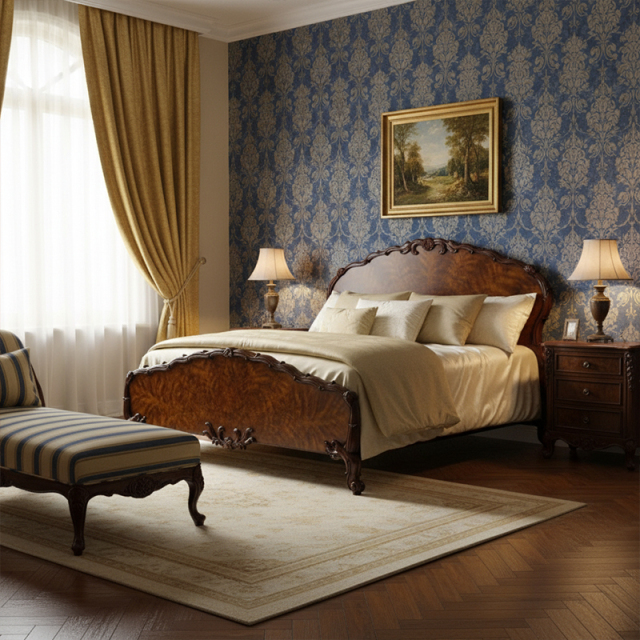 EKAR Sovereign Burlwood Hand-Carved English Bed | Luxury Foshan Furniture Factory,MY SHOP,EKAR Sovereign Burlwood Hand-Carved English Bed | Luxury Foshan Furniture Factory,foshan furniture factory,custom Furniture factory,china furniture factory