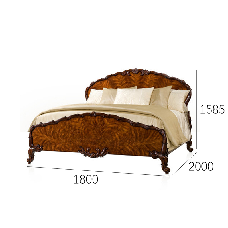 EKAR Sovereign Burlwood Hand-Carved English Bed | Luxury Foshan Furniture Factory,EKAR FURNITURE CO.,LTD,EKAR Sovereign Burlwood Hand-Carved English Bed | Luxury Foshan Furniture Factory,foshan furniture factory,custom Furniture factory,china furniture factory