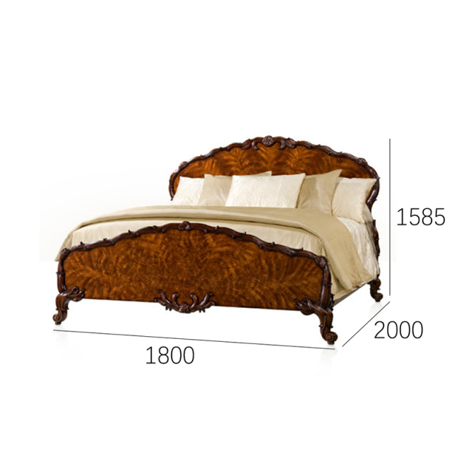 EKAR Sovereign Burlwood Hand-Carved English Bed | Luxury Foshan Furniture Factory,MY SHOP,EKAR Sovereign Burlwood Hand-Carved English Bed | Luxury Foshan Furniture Factory,foshan furniture factory,custom Furniture factory,china furniture factory