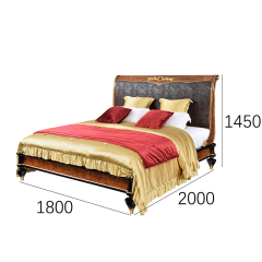 ,MY SHOP,Classic Solid Wood Bed – Elegant Addition to Your Bedroom Suite,foshan furniture factory,custom Furniture factory,china furniture factory
