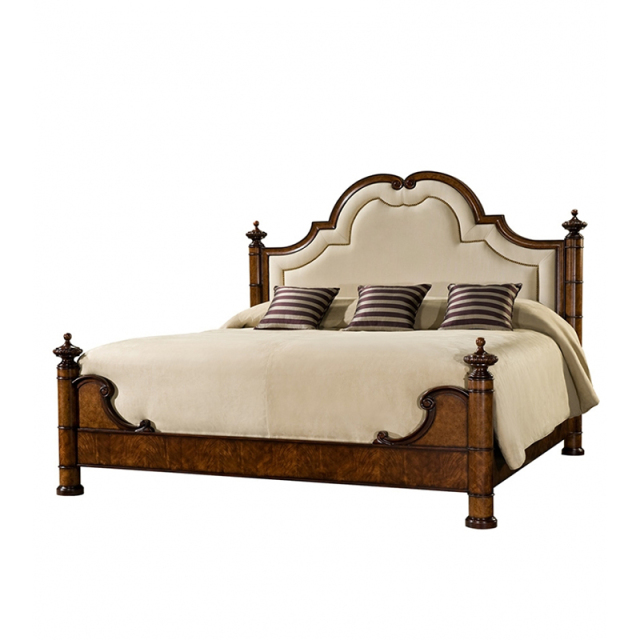 EKAR Sovereign Manor Luxury English Bed | Hand-Carved Burl Wood & Upholstered Frame |,EKAR FURNITURE CO.,LTD,EKAR Sovereign Manor Luxury English Bed | Hand-Carved Burl Wood & Upholstered Frame |,foshan furniture factory,custom Furniture factory,china furniture factory