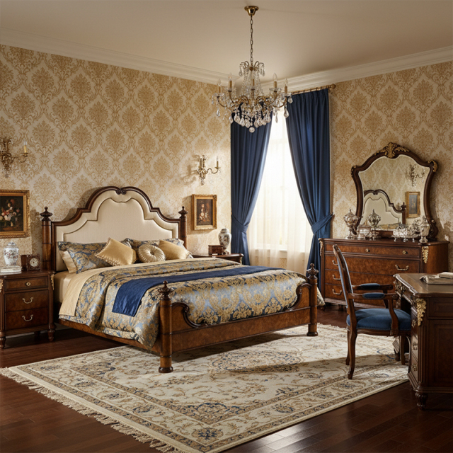 EKAR Sovereign Manor Luxury English Bed | Hand-Carved Burl Wood & Upholstered Frame |,EKAR FURNITURE CO.,LTD,EKAR Sovereign Manor Luxury English Bed | Hand-Carved Burl Wood & Upholstered Frame |,foshan furniture factory,custom Furniture factory,china furniture factory