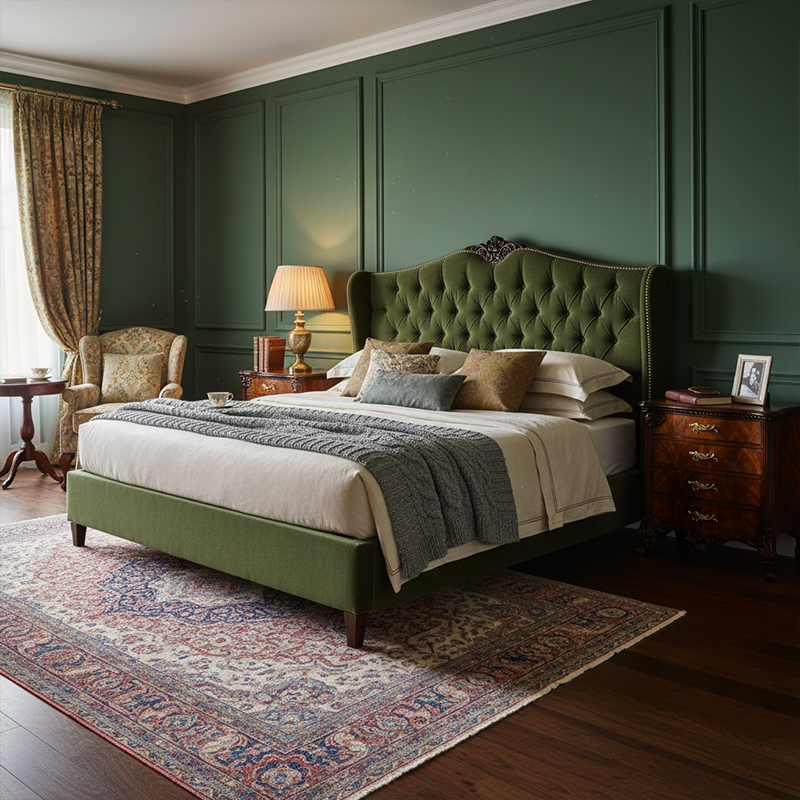 EKAR Winston Manor Luxury Nightstand | Hand-Carved English Style Bedside Chest |,EKAR FURNITURE CO.,LTD,EKAR Winston Manor Luxury Nightstand | Hand-Carved English Style Bedside Chest |,foshan furniture factory,custom Furniture factory,china furniture factory