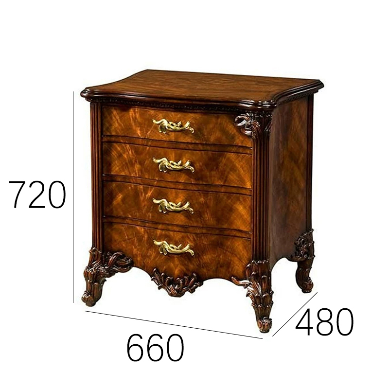 EKAR Winston Manor Luxury Nightstand | Hand-Carved English Style Bedside Chest |,EKAR FURNITURE CO.,LTD,EKAR Winston Manor Luxury Nightstand | Hand-Carved English Style Bedside Chest |,foshan furniture factory,custom Furniture factory,china furniture factory