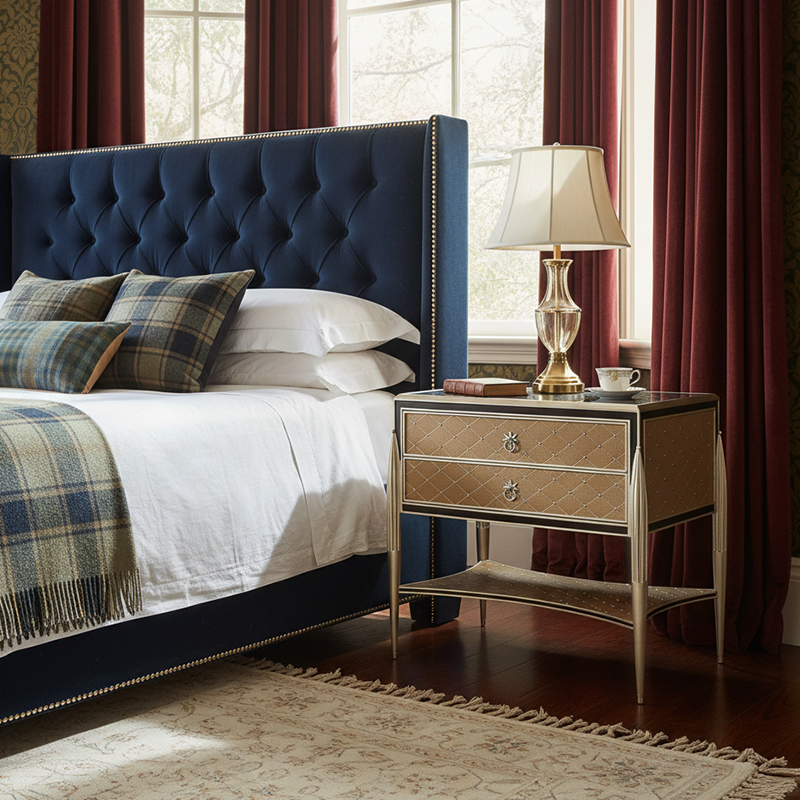 EKAR Regent Luxury Marble Top Nightstand | Premium English Style Bedside Table | Foshan Furniture Factory,EKAR FURNITURE CO.,LTD,EKAR Regent Luxury Marble Top Nightstand | Premium English Style Bedside Table | Foshan Furniture Factory,foshan furniture factory,custom Furniture factory,china furniture factory