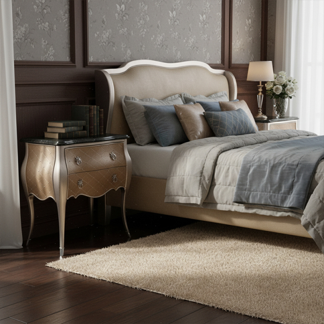 EKAR Regency Glam Luxury Nightstand | Hand-Carved Marble Top Bedside Chest |,MY SHOP,EKAR Regency Glam Luxury Nightstand | Hand-Carved Marble Top Bedside Chest |,foshan furniture factory,custom Furniture factory,china furniture factory