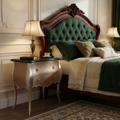 EKAR Regency Glam Luxury Nightstand | Hand-Carved Marble Top Bedside Chest |,MY SHOP,EKAR Regency Glam Luxury Nightstand | Hand-Carved Marble Top Bedside Chest |,foshan furniture factory,custom Furniture factory,china furniture factory