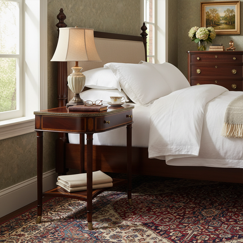 EKAR Regency Heritage Luxury Bedside Table | English Style Mahogany Nightstand | Premium Foshan Furniture Factory,EKAR FURNITURE CO.,LTD,EKAR Regency Heritage Luxury Bedside Table | English Style Mahogany Nightstand | Premium Foshan Furniture Factory,foshan furniture factory,custom Furniture factory,china furniture factory