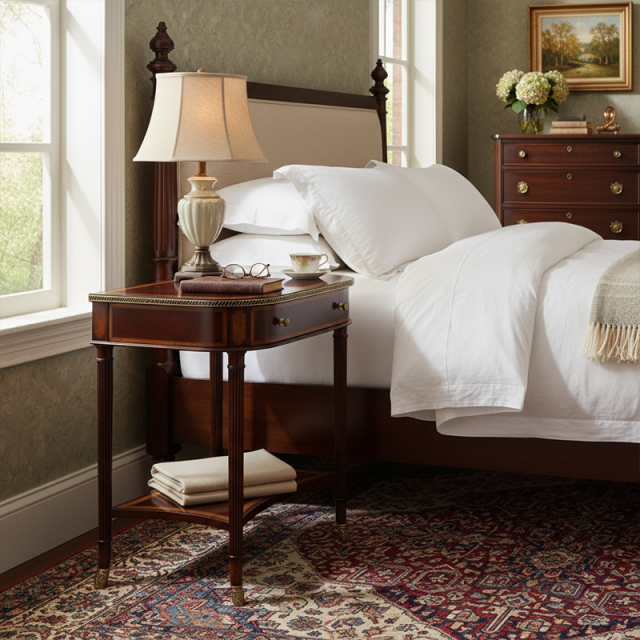 EKAR Regency Heritage Luxury Bedside Table | English Style Mahogany Nightstand | Premium Foshan Furniture Factory,MY SHOP,EKAR Regency Heritage Luxury Bedside Table | English Style Mahogany Nightstand | Premium Foshan Furniture Factory,foshan furniture factory,custom Furniture factory,china furniture factory