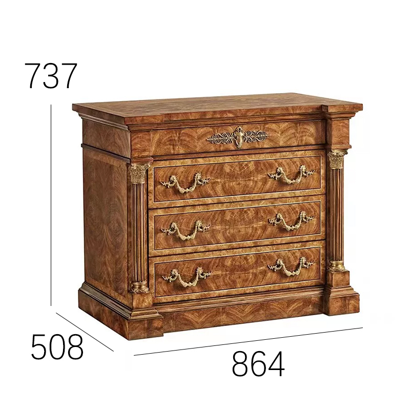 EKAR Regency Royal Nightstand | Luxury English Style Ivory & Mahogany Bedside Table |,EKAR FURNITURE CO.,LTD,EKAR Regency Royal Nightstand | Luxury English Style Ivory & Mahogany Bedside Table |,foshan furniture factory,custom Furniture factory,china furniture factory