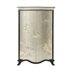 EKAR Florentine Luxury Wardrobe | Hand-Painted English Style Silver Leaf Armoire |,MY SHOP,EKAR Florentine Luxury Wardrobe | Hand-Painted English Style Silver Leaf Armoire |,foshan furniture factory,custom Furniture factory,china furniture factory