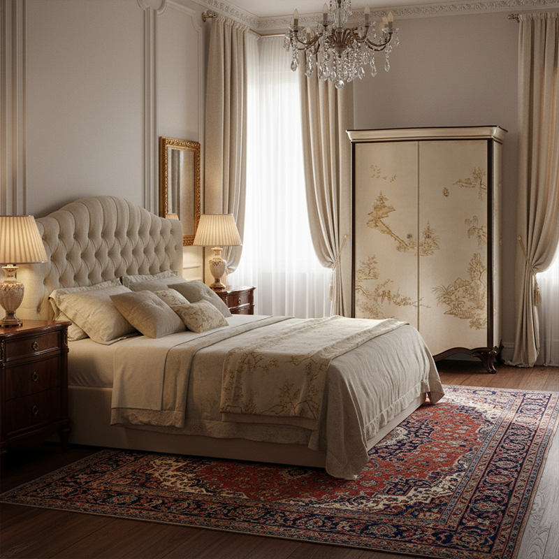 EKAR Florentine Luxury Wardrobe | Hand-Painted English Style Silver Leaf Armoire |,EKAR FURNITURE CO.,LTD,EKAR Florentine Luxury Wardrobe | Hand-Painted English Style Silver Leaf Armoire |,foshan furniture factory,custom Furniture factory,china furniture factory