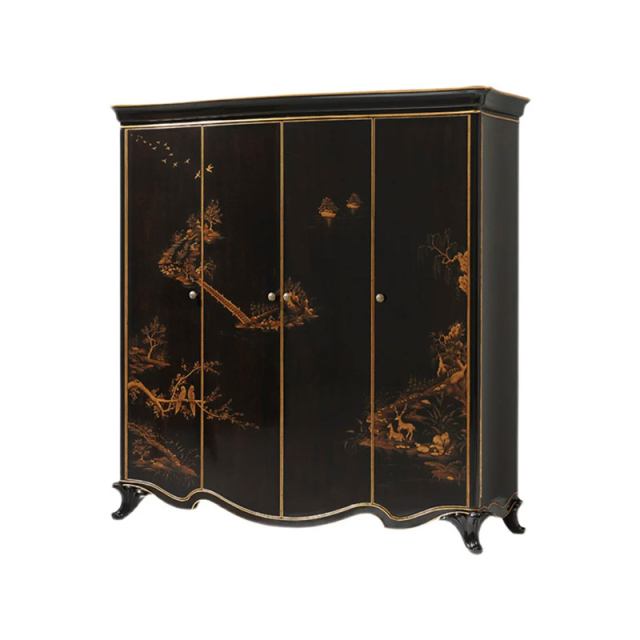 EKAR Celestial Manor Luxury Wardrobe | Hand-Painted English Style Armoire |,EKAR FURNITURE CO.,LTD,EKAR Celestial Manor Luxury Wardrobe | Hand-Painted English Style Armoire |,foshan furniture factory,custom Furniture factory,china furniture factory