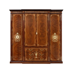 EKAR Regency Imperial Luxury Wardrobe | English Style Inlaid Mahogany Armoire |,MY SHOP,EKAR Regency Imperial Luxury Wardrobe | English Style Inlaid Mahogany Armoire |,foshan furniture factory,custom Furniture factory,china furniture factory