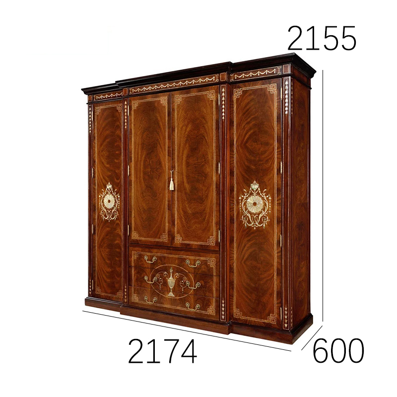 EKAR Regency Imperial Luxury Wardrobe | English Style Inlaid Mahogany Armoire |,EKAR FURNITURE CO.,LTD,EKAR Regency Imperial Luxury Wardrobe | English Style Inlaid Mahogany Armoire |,foshan furniture factory,custom Furniture factory,china furniture factory