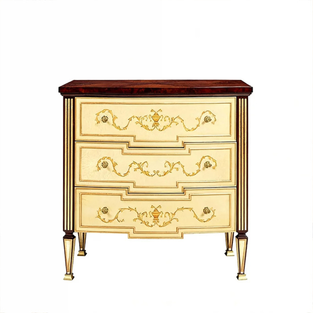 EKAR Regency Royal Ivory & Mahogany Bedroom Chest | Luxury English Style Hand-Painted Dresser |,MY SHOP,EKAR Regency Royal Ivory & Mahogany Bedroom Chest | Luxury English Style Hand-Painted Dresser |,foshan furniture factory,custom Furniture factory,china furniture factory