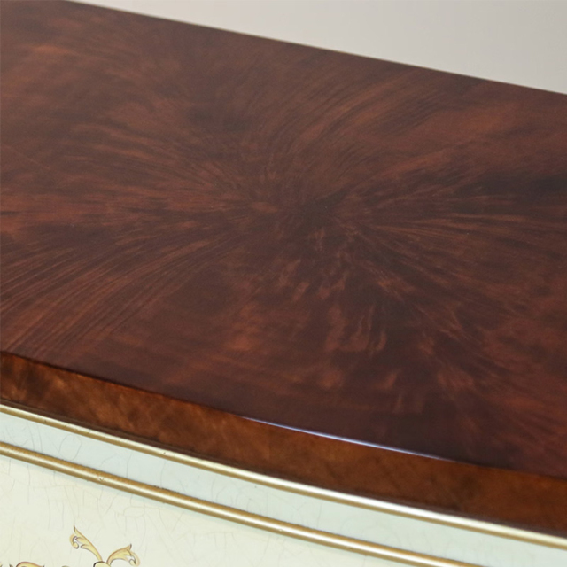 EKAR Regency Royal Ivory & Mahogany Bedroom Chest | Luxury English Style Hand-Painted Dresser |,MY SHOP,EKAR Regency Royal Ivory & Mahogany Bedroom Chest | Luxury English Style Hand-Painted Dresser |,foshan furniture factory,custom Furniture factory,china furniture factory