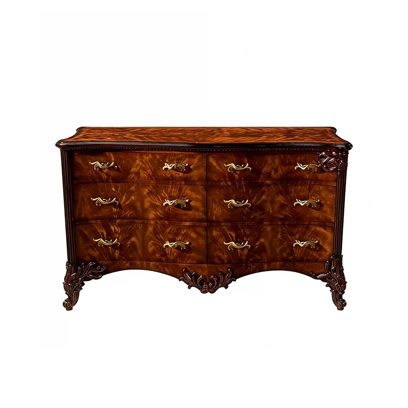 EKAR Winston Manor Imperial Dresser | Luxury English Style Burl Wood Chest | Premium Master Bedroom Storage,EKAR FURNITURE CO.,LTD,EKAR Winston Manor Imperial Dresser | Luxury English Style Burl Wood Chest | Premium Master Bedroom Storage,foshan furniture factory,custom Furniture factory,china furniture factory