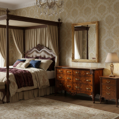 EKAR Winston Manor Imperial Dresser | Luxury English Style Burl Wood Chest | Premium Master Bedroom Storage,EKAR FURNITURE CO.,LTD,EKAR Winston Manor Imperial Dresser | Luxury English Style Burl Wood Chest | Premium Master Bedroom Storage,foshan furniture factory,custom Furniture factory,china furniture factory