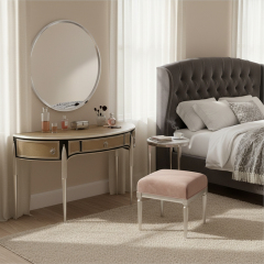 EKAR Regent Glamour Luxury Vanity Table | English Style Quilted Leather Dressing Table |,MY SHOP,EKAR Regent Glamour Luxury Vanity Table | English Style Quilted Leather Dressing Table |,foshan furniture factory,custom Furniture factory,china furniture factory