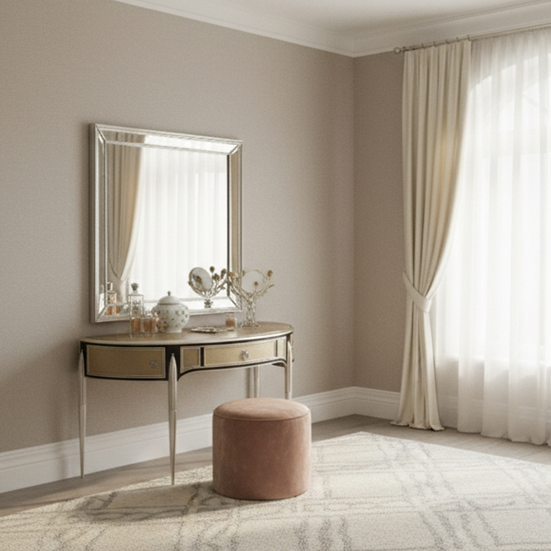 EKAR Regent Glamour Luxury Vanity Table | English Style Quilted Leather Dressing Table |,EKAR FURNITURE CO.,LTD,EKAR Regent Glamour Luxury Vanity Table | English Style Quilted Leather Dressing Table |,foshan furniture factory,custom Furniture factory,china furniture factory