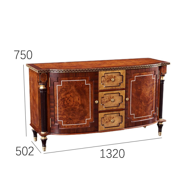EKAR Regency Heritage Luxury Dresser | English Style Inlaid Burl Wood Sideboard |,EKAR FURNITURE CO.,LTD,EKAR Regency Heritage Luxury Dresser | English Style Inlaid Burl Wood Sideboard |,foshan furniture factory,custom Furniture factory,china furniture factory