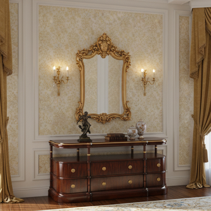 EKAR Windsor Heritage Luxury Dresser | English Style Mahogany Bedroom Chest |,EKAR FURNITURE CO.,LTD,EKAR Windsor Heritage Luxury Dresser | English Style Mahogany Bedroom Chest |,foshan furniture factory,custom Furniture factory,china furniture factory