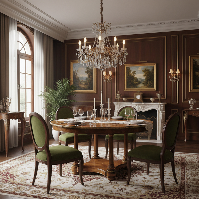 EKAR Windsor Imperial Round Dining Table| Luxury English Style Hand-Inlaid Table |Foshan Furniture Factory,EKAR FURNITURE CO.,LTD,EKAR Windsor Imperial Round Dining Table| Luxury English Style Hand-Inlaid Table |Foshan Furniture Factory,foshan furniture factory,custom Furniture factory,china furniture factory