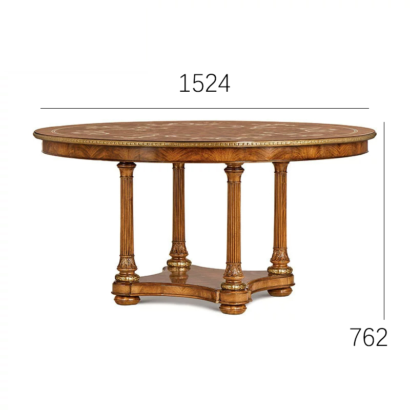 EKAR Windsor Imperial Round Dining Table| Luxury English Style Hand-Inlaid Table |Foshan Furniture Factory,EKAR FURNITURE CO.,LTD,EKAR Windsor Imperial Round Dining Table| Luxury English Style Hand-Inlaid Table |Foshan Furniture Factory,foshan furniture factory,custom Furniture factory,china furniture factory
