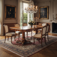 EKAR St. James Imperial Grand Dining Table | Luxury English Style Burl Wood Twin Pedestal Table |,MY SHOP,EKAR St. James Imperial Grand Dining Table | Luxury English Style Burl Wood Twin Pedestal Table |,foshan furniture factory,custom Furniture factory,china furniture factory