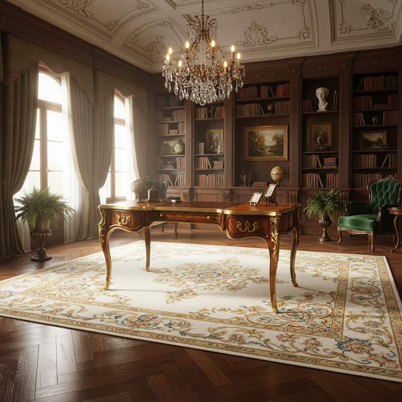 EKAR Marquis Luxury Executive Desk | Hand-Carved English Style Writing Table | Premium Office Furniture,EKAR FURNITURE CO.,LTD,EKAR Marquis Luxury Executive Desk | Hand-Carved English Style Writing Table | Premium Office Furniture,foshan furniture factory,custom Furniture factory,china furniture factory