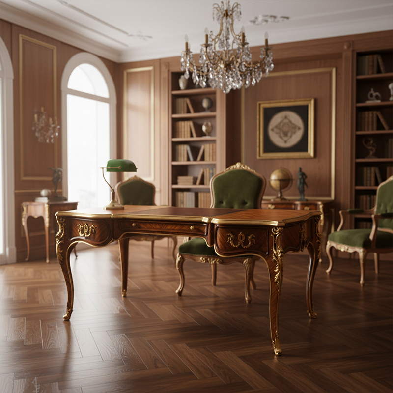 EKAR Marquis Luxury Executive Desk | Hand-Carved English Style Writing Table | Premium Office Furniture,EKAR FURNITURE CO.,LTD,EKAR Marquis Luxury Executive Desk | Hand-Carved English Style Writing Table | Premium Office Furniture,foshan furniture factory,custom Furniture factory,china furniture factory