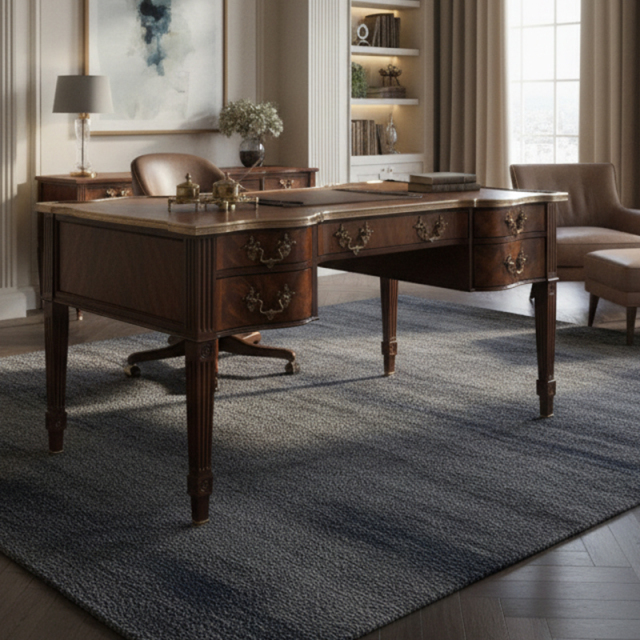 EKAR Heritage Chancellor Luxury Writing Desk | Hand-Carved English Style Executive Table | EKAR FURNITURE,MY SHOP,EKAR Heritage Chancellor Luxury Writing Desk | Hand-Carved English Style Executive Table | EKAR FURNITURE,foshan furniture factory,custom Furniture factory,china furniture factory