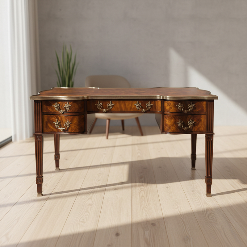 EKAR Heritage Chancellor Luxury Writing Desk | Hand-Carved English Style Executive Table | EKAR FURNITURE,EKAR FURNITURE CO.,LTD,EKAR Heritage Chancellor Luxury Writing Desk | Hand-Carved English Style Executive Table | EKAR FURNITURE,foshan furniture factory,custom Furniture factory,china furniture factory