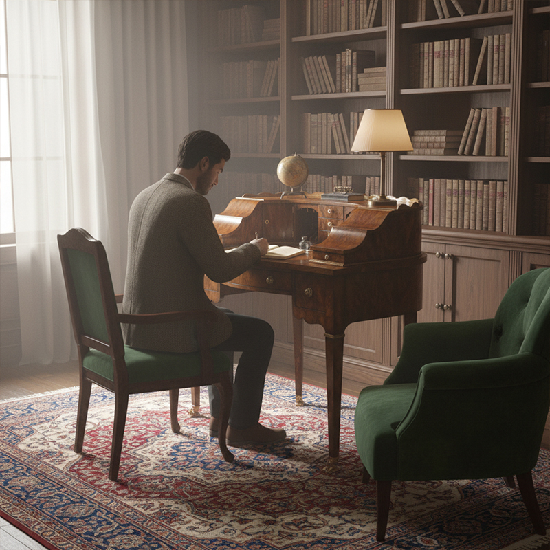 EKAR Buckingham Heritage Luxury Secretary Desk | Hand-Carved English Style Writing Bureau |,EKAR FURNITURE CO.,LTD,EKAR Buckingham Heritage Luxury Secretary Desk | Hand-Carved English Style Writing Bureau |,foshan furniture factory,custom Furniture factory,china furniture factory