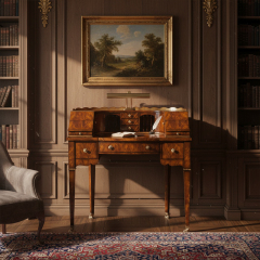 EKAR Buckingham Heritage Luxury Secretary Desk | Hand-Carved English Style Writing Bureau |,MY SHOP,EKAR Buckingham Heritage Luxury Secretary Desk | Hand-Carved English Style Writing Bureau |,foshan furniture factory,custom Furniture factory,china furniture factory