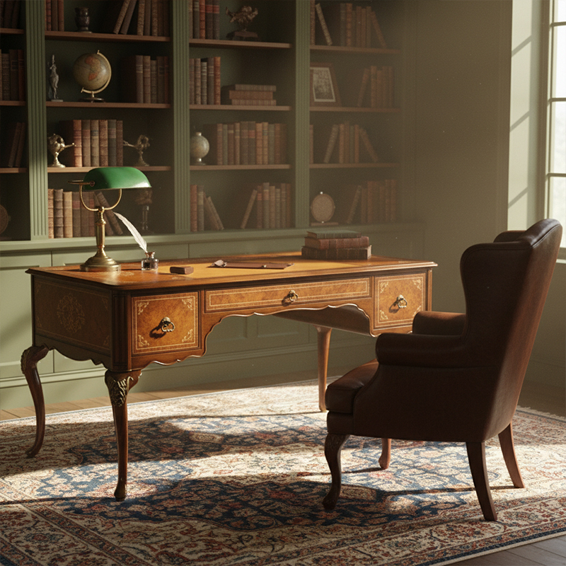 EKAR Windsor Heritage Luxury Executive Desk | Hand-Carved British Style Writing Table |,EKAR FURNITURE CO.,LTD,EKAR Windsor Heritage Luxury Executive Desk | Hand-Carved British Style Writing Table |,foshan furniture factory,custom Furniture factory,china furniture factory