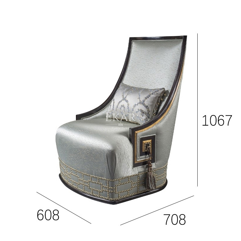 Fabric Upholstered Armless Chair – Solid Wood Design for Comfortable Living Room Seating,EKAR FURNITURE CO.,LTD,Fabric Upholstered Armless Chair – Solid Wood Design for Comfortable Living Room Seating,foshan furniture factory,custom Furniture factory,china furniture factory