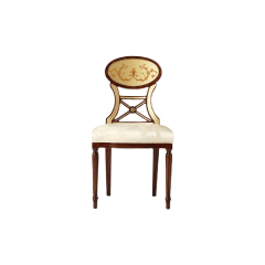 EKAR Regency Medallion Dining Chair | Luxury English Style Hand-Inlaid Seating |,EKAR FURNITURE CO.,LTD,EKAR Regency Medallion Dining Chair | Luxury English Style Hand-Inlaid Seating |,foshan furniture factory,custom Furniture factory,china furniture factory