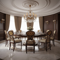 EKAR Regency Medallion Dining Chair | Luxury English Style Hand-Inlaid Seating |,EKAR FURNITURE CO.,LTD,EKAR Regency Medallion Dining Chair | Luxury English Style Hand-Inlaid Seating |,foshan furniture factory,custom Furniture factory,china furniture factory