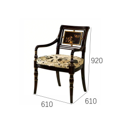EKAR Regency Manor Luxury Dining Chair | Hand-Painted Chinoiserie British Style Armchair |,EKAR FURNITURE CO.,LTD,EKAR Regency Manor Luxury Dining Chair | Hand-Painted Chinoiserie British Style Armchair |,foshan furniture factory,custom Furniture factory,china furniture factory