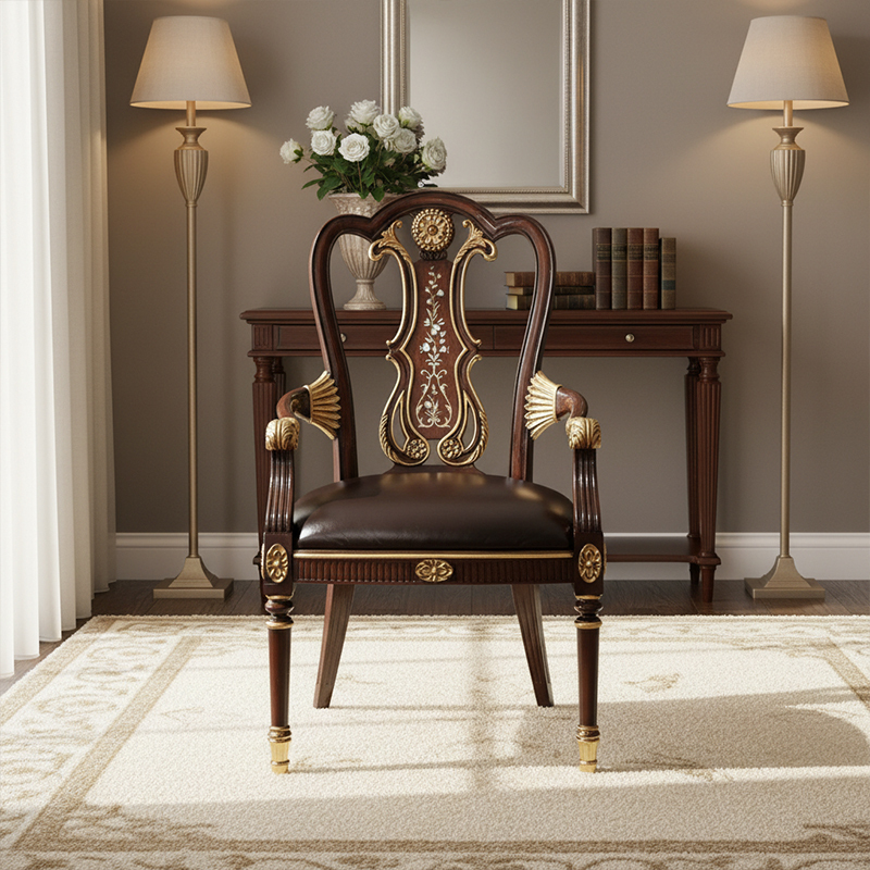 EKAR Buckingham Sovereign Luxury Dining Chair | English Style Hand-Carved Armchair |,EKAR FURNITURE CO.,LTD,EKAR Buckingham Sovereign Luxury Dining Chair | English Style Hand-Carved Armchair |,foshan furniture factory,custom Furniture factory,china furniture factory