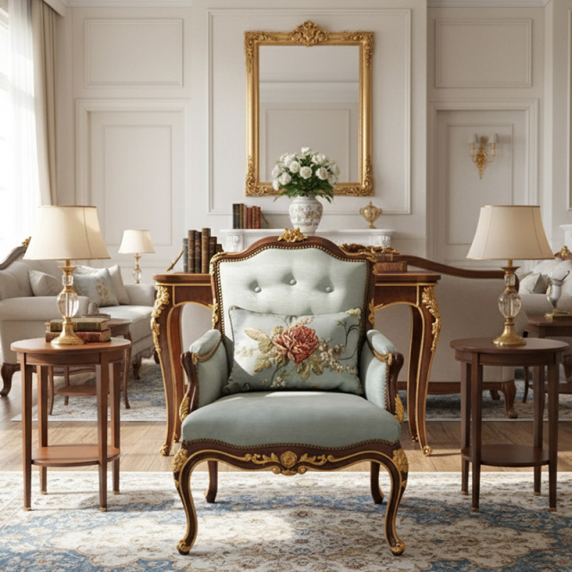 EKAR Victoria Manor Luxury Armchair | Hand-Carved English Style Dining &amp; Parlor Chair |,MY SHOP,EKAR Victoria Manor Luxury Armchair | Hand-Carved English Style Dining &amp; Parlor Chair |,foshan furniture factory,custom Furniture factory,china furniture factory