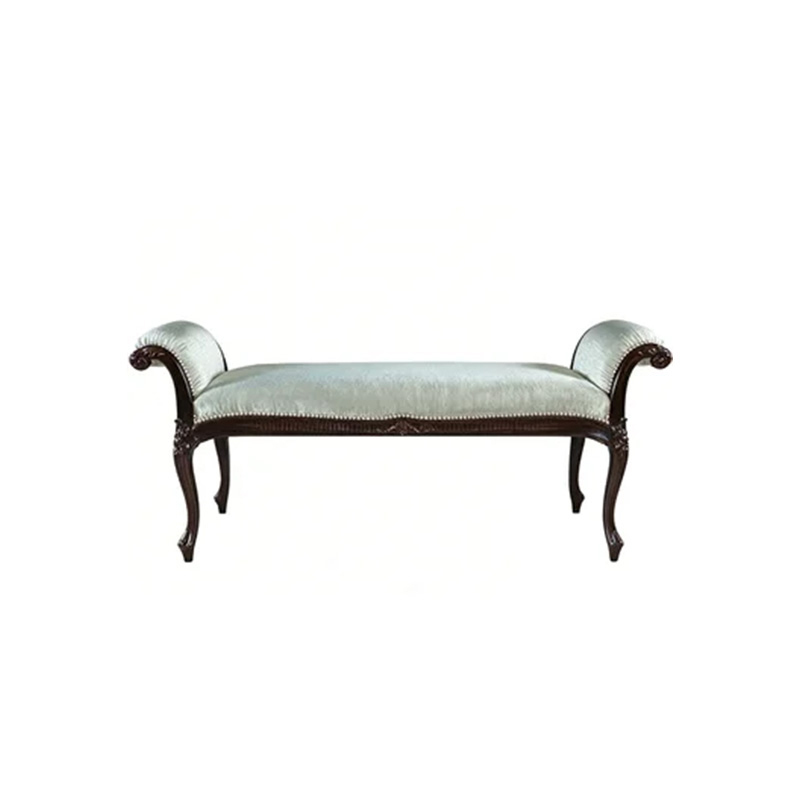 EKAR Sovereign Manor Luxury Bed End Bench | English Style Hand-Carved Bedroom Settee |,EKAR FURNITURE CO.,LTD,EKAR Sovereign Manor Luxury Bed End Bench | English Style Hand-Carved Bedroom Settee |,foshan furniture factory,custom Furniture factory,china furniture factory