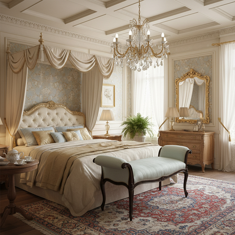 EKAR Sovereign Manor Luxury Bed End Bench | English Style Hand-Carved Bedroom Settee |,EKAR FURNITURE CO.,LTD,EKAR Sovereign Manor Luxury Bed End Bench | English Style Hand-Carved Bedroom Settee |,foshan furniture factory,custom Furniture factory,china furniture factory