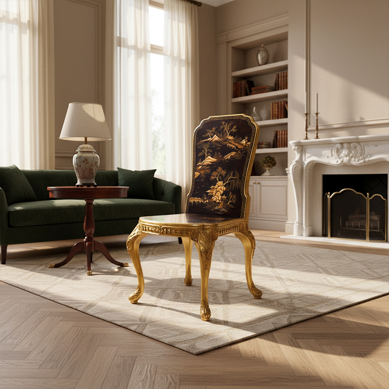 EKAR Dynasty Heritage Luxury Chair | Hand-Painted Chinoiserie English Style Dining &amp; Leisure Chair |,EKAR FURNITURE CO.,LTD,EKAR Dynasty Heritage Luxury Chair | Hand-Painted Chinoiserie English Style Dining &amp; Leisure Chair |,foshan furniture factory,custom Furniture factory,china furniture factory