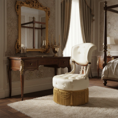 EKAR Regency Imperial Vanity Throne | Luxury English Style Tufted Bedroom Chair | Premium Custom Seating,MY SHOP,EKAR Regency Imperial Vanity Throne | Luxury English Style Tufted Bedroom Chair | Premium Custom Seating,foshan furniture factory,custom Furniture factory,china furniture factory